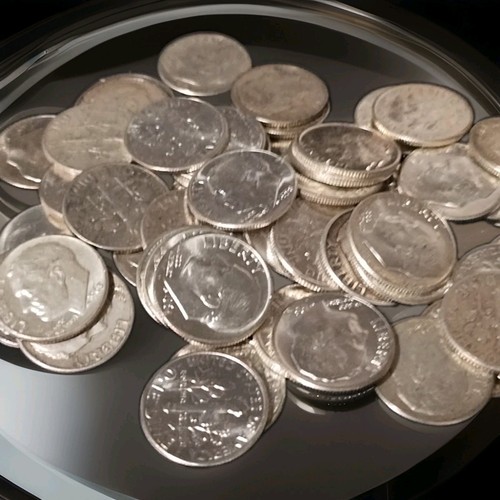 Silver roosevelt dimes - 90%,
