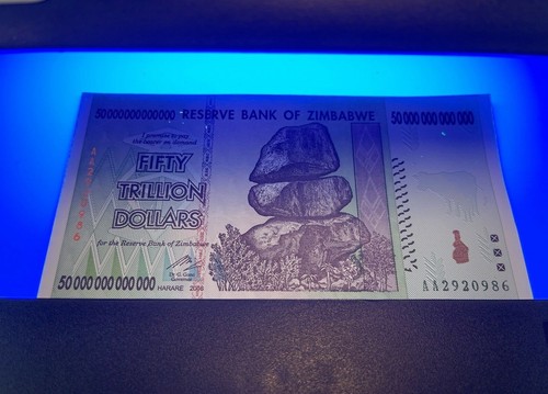 Unc zimbabwe 2008 - unc, 50