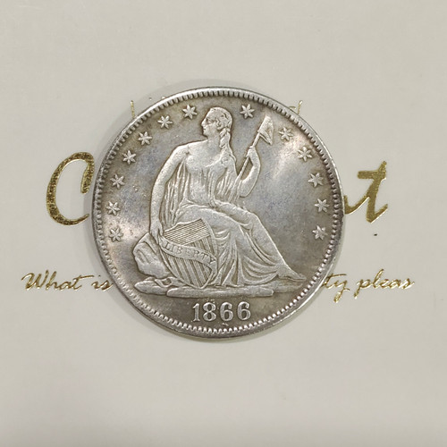 1866 seated liberty half - 1866-s,