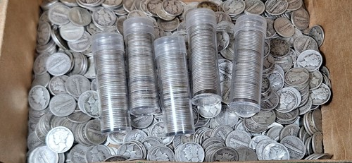 One roll mercury dimes - mercury,