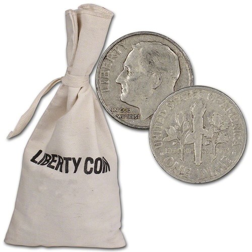 Silver dimes 50 - -, face
