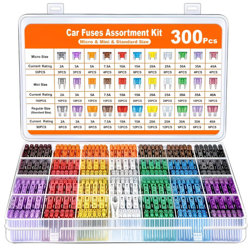 300pcs car fuse assortment - fuse,