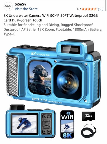 Underwater camera 90mp - camera,,