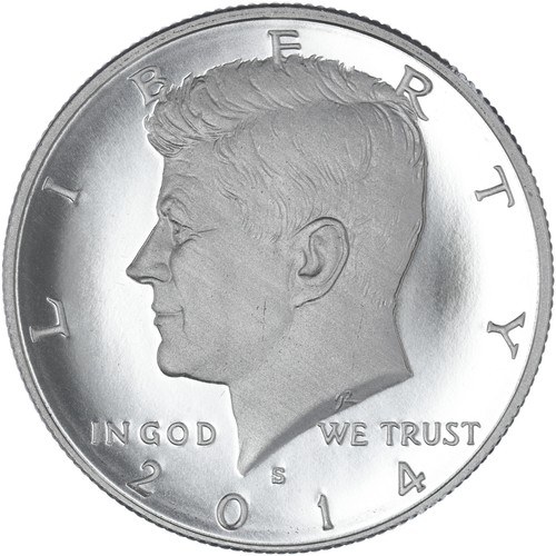 2014 kennedy half dollar - s,