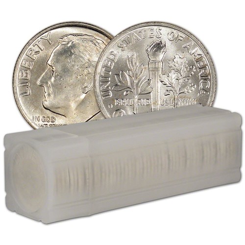 Silver dimes brilliant - 90%,