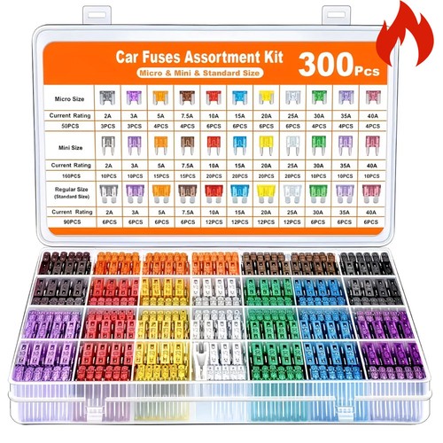 Car fuse assortment kit 160 - assortment,