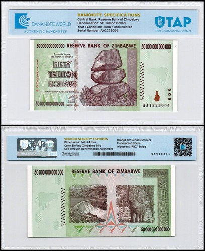 Zimbabwe trillion dollars - zimbabwe,