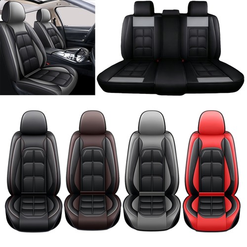 Faux leather seat covers full - covers,