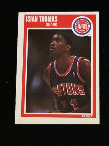 1989 fleer isiah thomas - isiah,