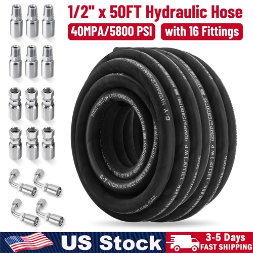 Hydraulic hose kit 50ft - hydraulic,