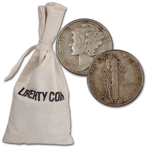Silver mercury dimes 50 - mercury,