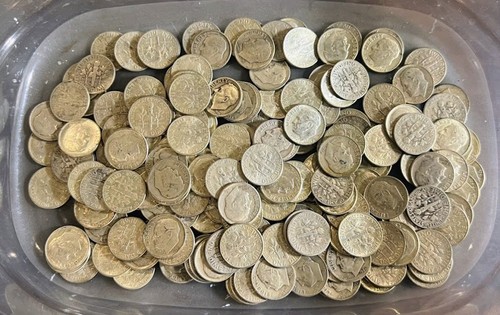 Roosevelt dimes roll - 50,