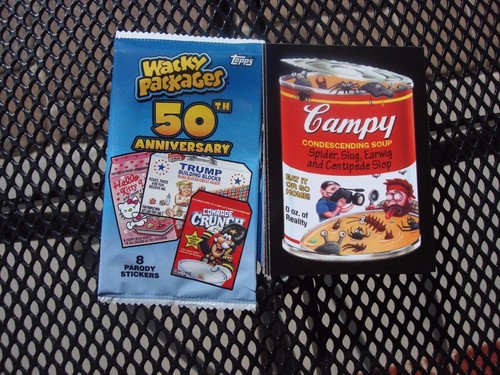 2017 topps wacky - topps, packages
