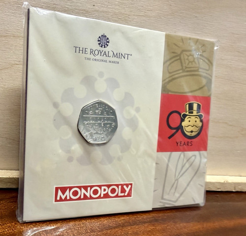 Royal mint monopoly 50p - royal, 90th